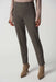 Joseph Ribkoff Style 233193 Black/Beige Herringbone Pull On Slim Straight Pants