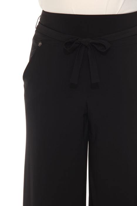 Joseph Ribkoff Black Belted Pull On Wide Leg Pants 251249
