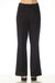 Black flared pant with front pockets and bow detail from Joseph Ribkoff
