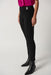Joseph Ribkoff Style 233180 Black Buckle Detail Pull On Slim Straight Ankle Pants