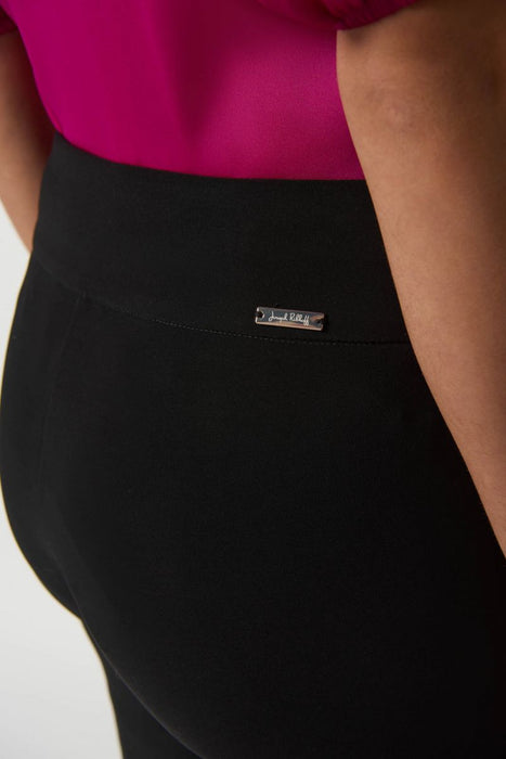 Joseph Ribkoff Buckle Detail Pull On Slim Straight Ankle Pants 233180