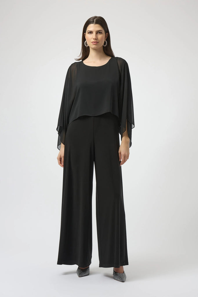 joseph-ribkoff-black-chiffon-