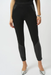 Joseph Ribkoff 253078 Black Color Block Leatherette Pull-On Legging Style Pants