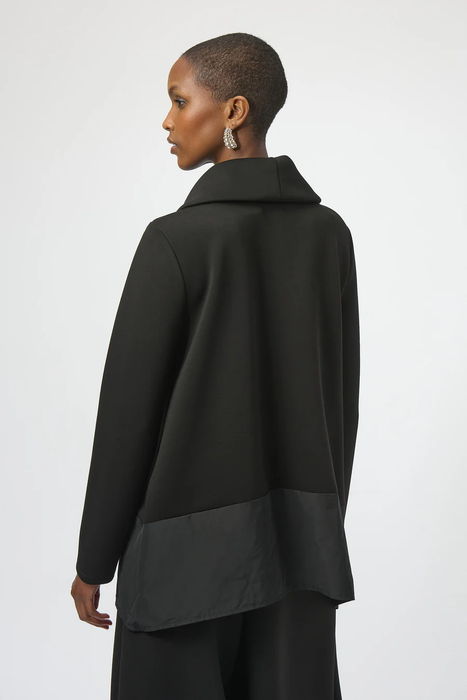 Joseph Ribkoff Black Cowl Neck Long Sleeves Tunic Top 254004