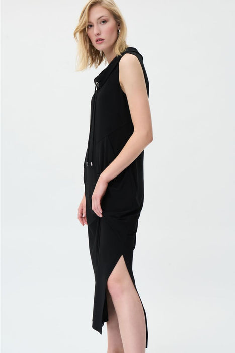 Joseph Ribkoff Black Cowl Neck Sleeveless Maxi Dress 231178 NEW