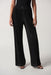 Joseph Ribkoff Style 233166 Black Crinkled Pleats Pull On Wide Leg Pants