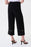 Joseph Ribkoff Black Cutout Trim Pull On Cropped Pants 231152 NEW
