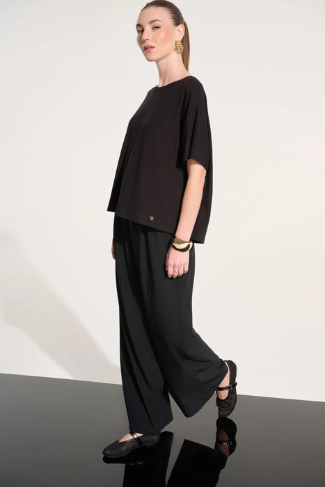 Joseph Ribkoff Crew Neck Dolman Sleeves Boxy Top 262629