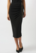 Joseph Ribkoff 253147 Black Embellished Pull On Pencil Skirt