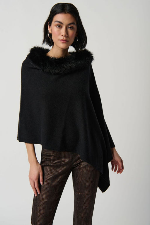 Joseph Ribkoff Wool Blend V-Neck Boxy Sweater