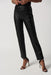 Joseph Ribkoff Style 234264 Black Faux Leather Pull On Slim Straight Ankle Pants