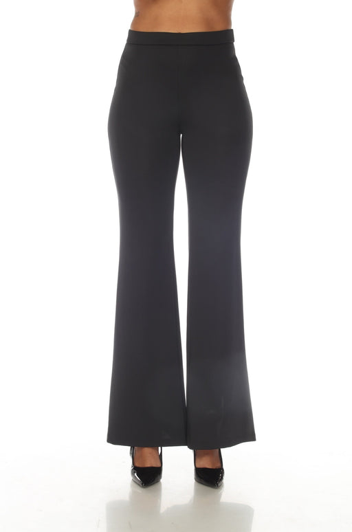 Joseph Ribkoff Style 234173 Black Flared Pull On Classic Dress Pants