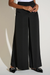Joseph Ribkoff 253788 Black Front Overlay Wide Leg Pants