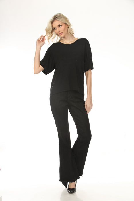 Buy Joseph Ribkoff Black/Gold High Waist Flared Jeans 254920