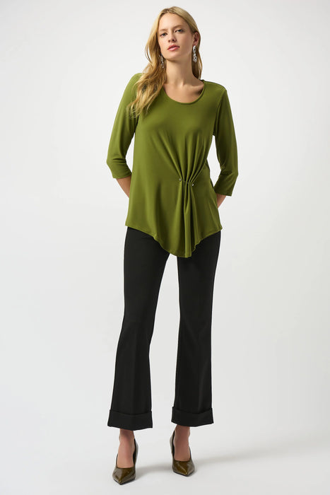 Joseph Ribkoff Heavy Knit Pull On Flared Pants 253039