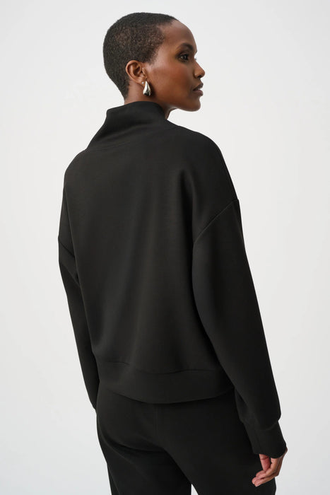 Joseph Ribkoff High Collar Quarter Zip Sweatshirt 261610