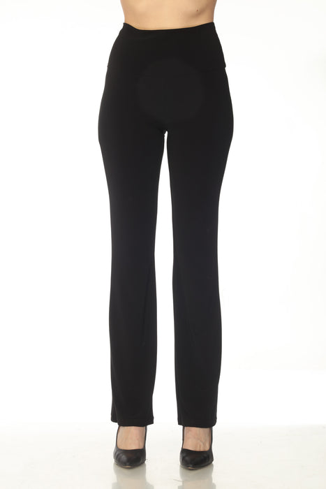 Joseph Ribkoff Black High Waist Pull On Flared Pants 253007