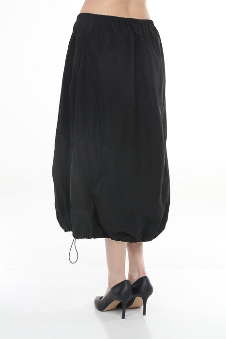 Joseph Ribkoff Black Pull On Memory Midi Balloon Skirt 261601