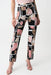 Joseph Ribkoff 261309 Black/Multi Abstract Print Pull-On Wide Leg Pants