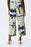Joseph Ribkoff Black/Multi Blocked Floral Pull On Cropped Pants 231199 NEW