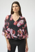 Joseph Ribkoff 254202 Black/Multi Floral Print Boxy Top