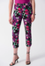 Joseph Ribkoff 251254 Black/Multi Floral Print Cropped Pants