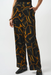 Joseph Ribkoff 253239 Black/Multi Geometric Print Wide Leg Pants