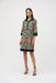 Joseph Ribkoff Style 252078 Black/Multi Paisley Print Shift Dress