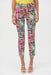 Joseph Ribkoff Style 252233 Black/Multi Printed Pull On Straight Cropped Pants