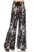 Joseph Ribkoff Style 251274 Black/Multi Tropical Print Wide Leg Pants