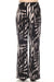 Joseph Ribkoff Style 251274 Black/Multi Tropical Print Wide Leg Pants