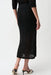 Joseph Ribkoff 261928 Black Open Stitch Midi Pencil Skirt