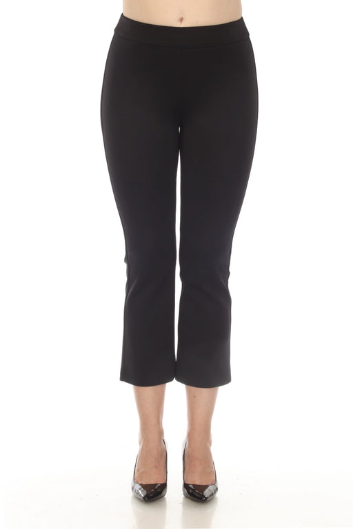 Joseph Ribkoff Style 233068 Black Pull On Classic Flared Cropped Pants