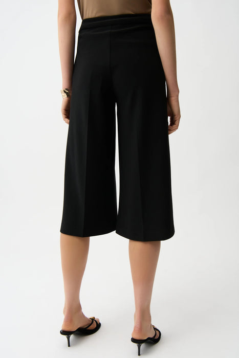 Joseph Ribkoff Black Pull On Culotte Pants 261105