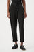 Woman wearing Joseph Ribkoff drawstring jogger pants for chic travel outfit