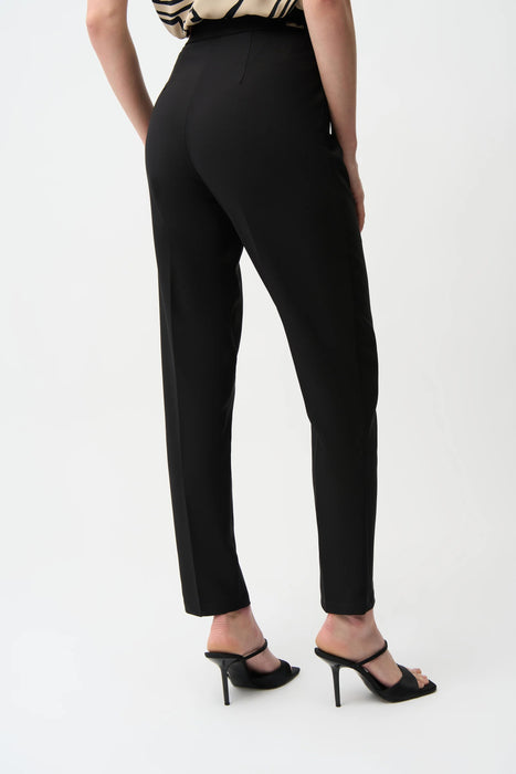 Joseph Ribkoff Black Pull On Slim Ankle Pants 261079