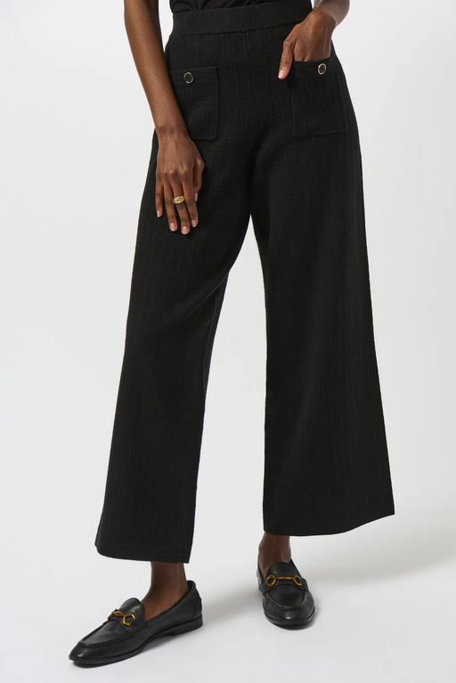 Joseph Ribkoff 253984 Black Pull On Straight Leg Pants