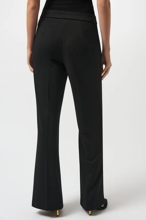 Joseph Ribkoff Pull On Mid-Rise Flared Trouser Pant 253073