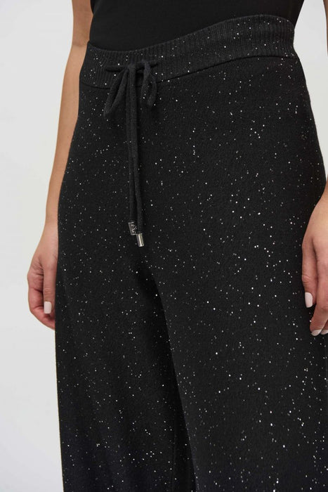 Joseph Ribkoff Sequined Wide Leg Culotte Pants 244922