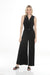 Woman wearing Joseph Ribkoff wide-leg jumpsuit for elegant office outfit