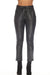 Joseph Ribkoff Style 233001 Black/Silver Metallic Pull On Straight Ankle Pants