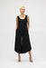 Joseph Ribkoff Style 252056 Black Sleeveless Cropped Wide Leg Jumpsuit