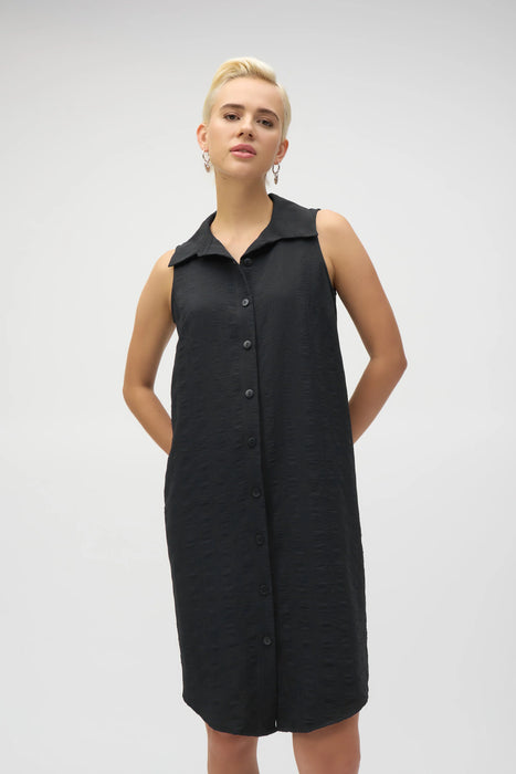 Joseph Ribkoff Button-Down Sleeveless Shirt Dress 252173