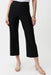 Woman wearing Joseph Ribkoff black soft micro twill culotte pants