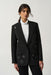Joseph Ribkoff Style 233972 Black Star Rhinestones Long Sleeve Blazer Jacket