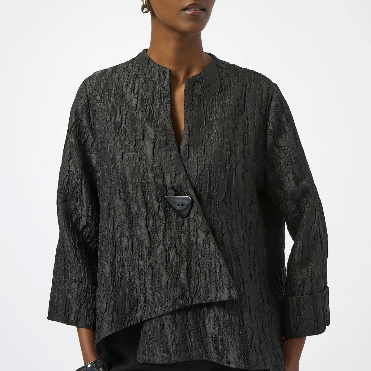 joseph-ribkoff-black-textured-