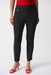 Joseph Ribkoff Style 251256 Black Textured Jacquard Cropped Pants