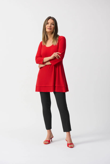 Joseph Ribkoff Textured Jacquard Cropped Pants 251256