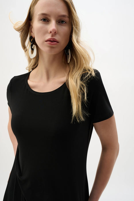 Joseph Ribkoff Trapeze Dress With Boat Neck 262032