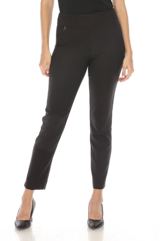 Joseph Ribkoff Style 241231 Black Twill Pull On Slim Ankle Pants